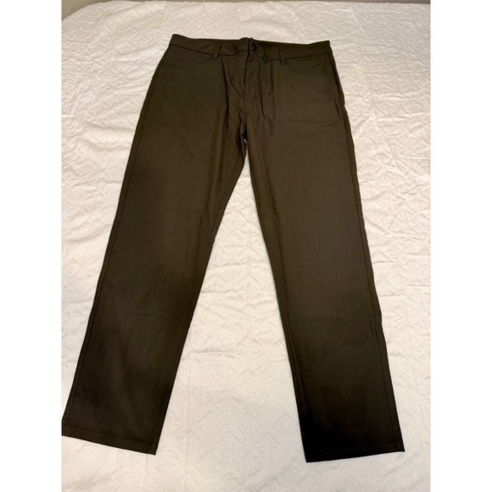 Vuori Meta Pants Men's‎ 36W Dark Gray Performance Stretch Pants